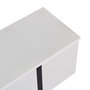 Nordure Soporte para TV Blanco y Negro